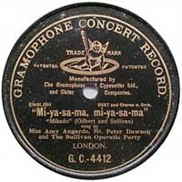 Gramophone Concert Record G C-4412